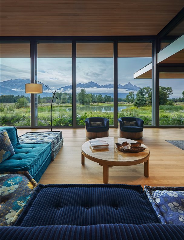 Esta casa combina con fluidez los estilos japonés y californiano