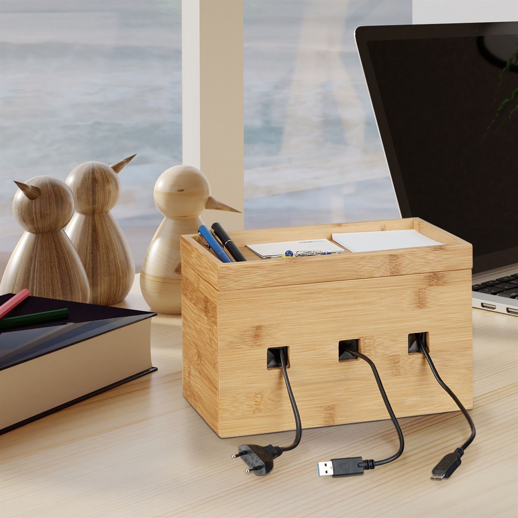 caja cables relaxdays