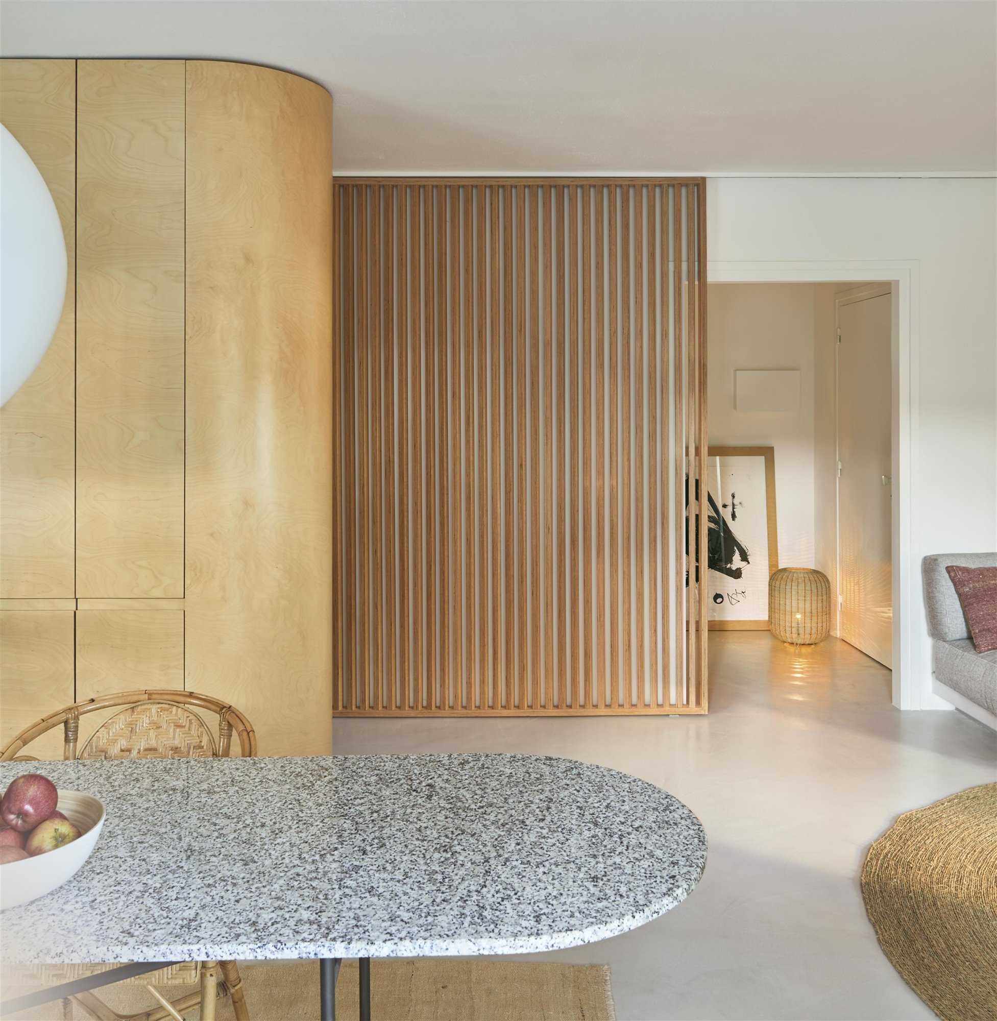 apartamento Marcos Catalán cocina madera