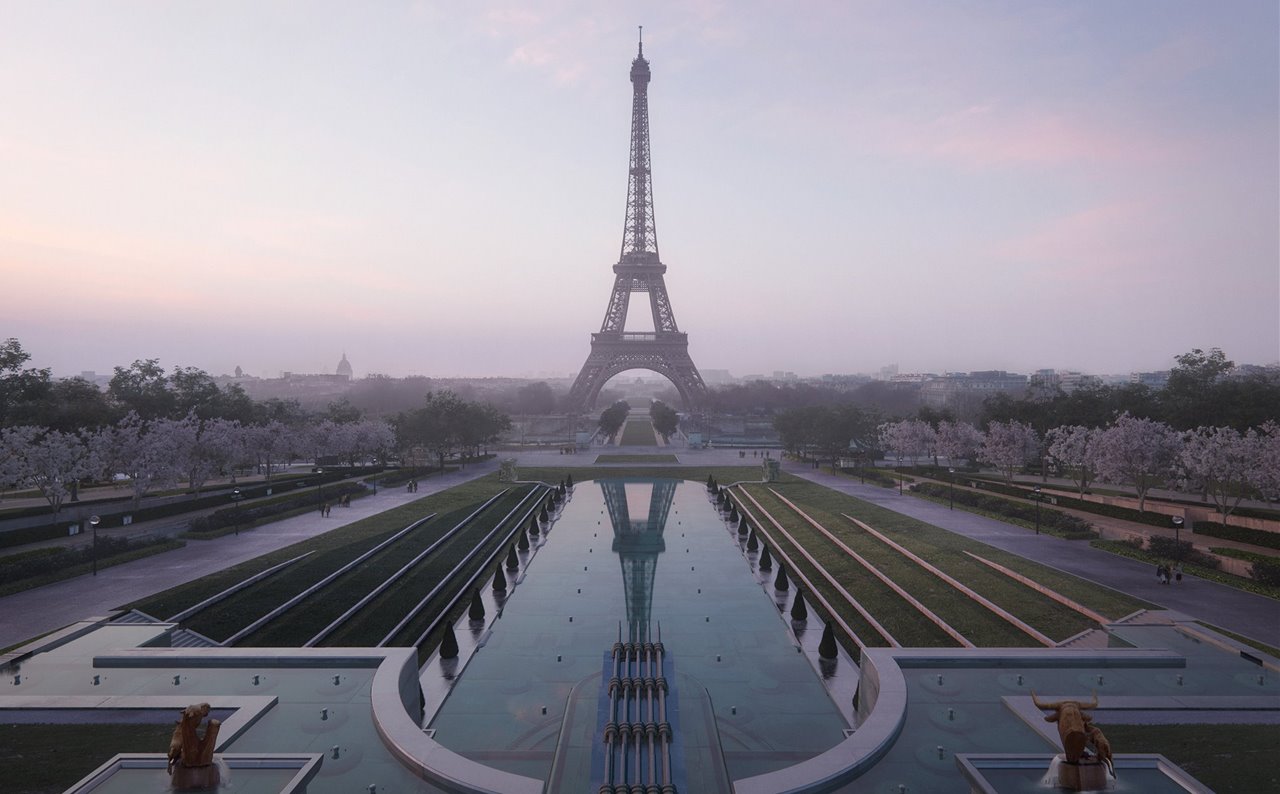 Un nuevo paisaje para la Torre Eiffel.