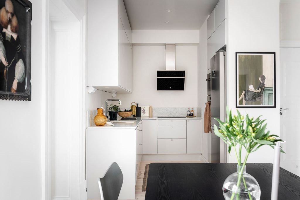 casa en Suecia cocina comedor