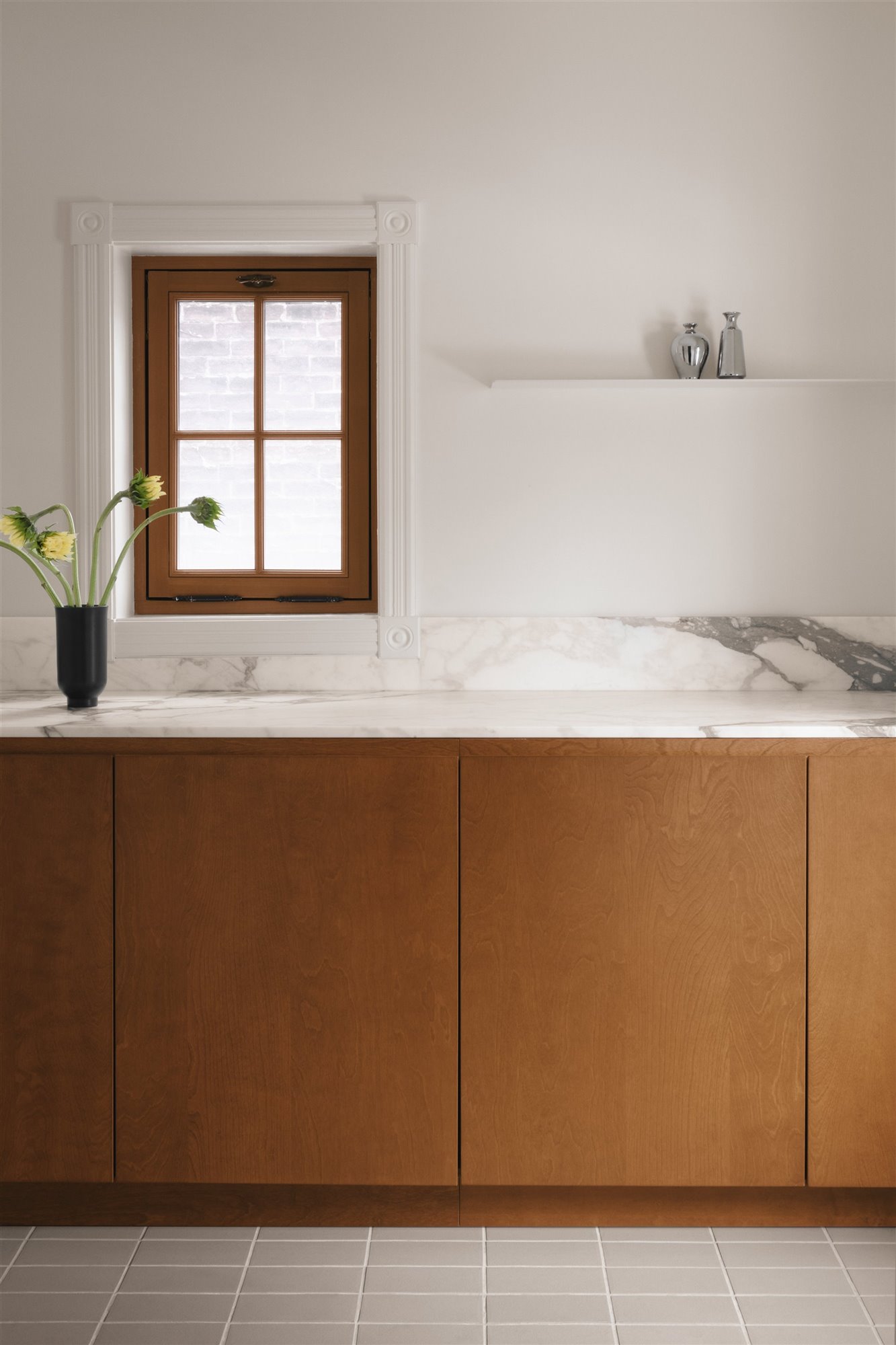 cocina madera salon casa minimalista mármol protagonistas
