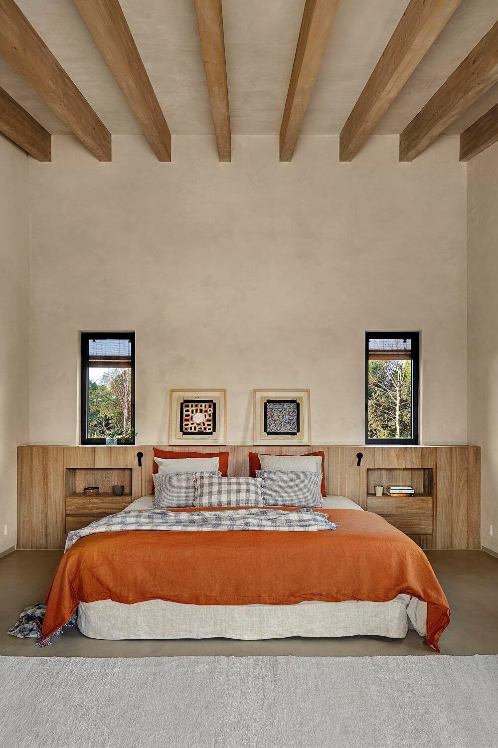 Punto focal dormitorio cama