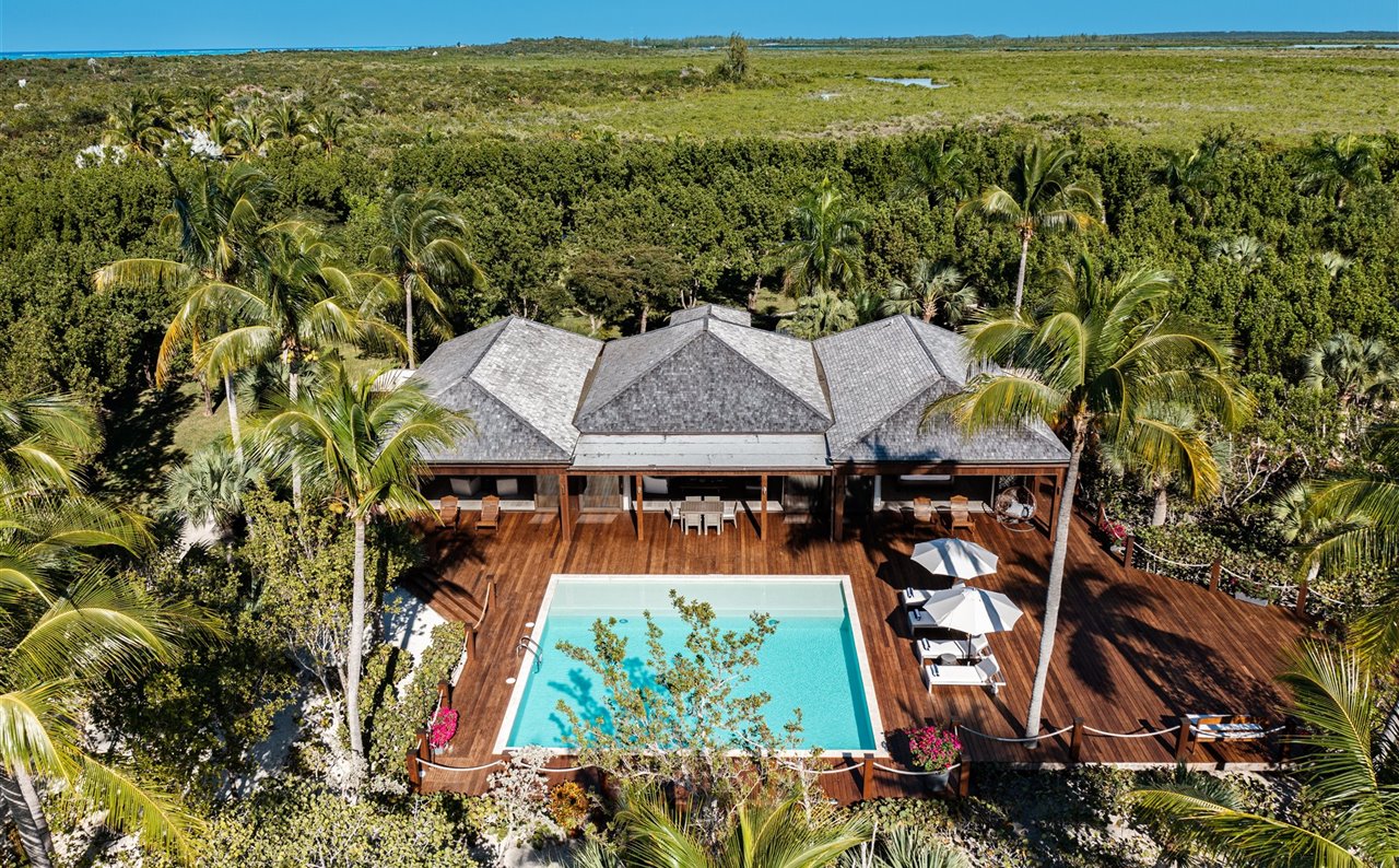 La casa en una isla del Caribe cuentan con el paisaje más espectacular de las cuatro viviendas