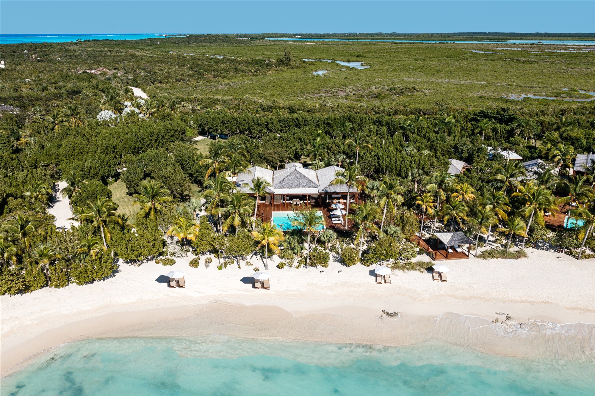casa en la playa Bruce Willis en las islas Turcas y Caicos