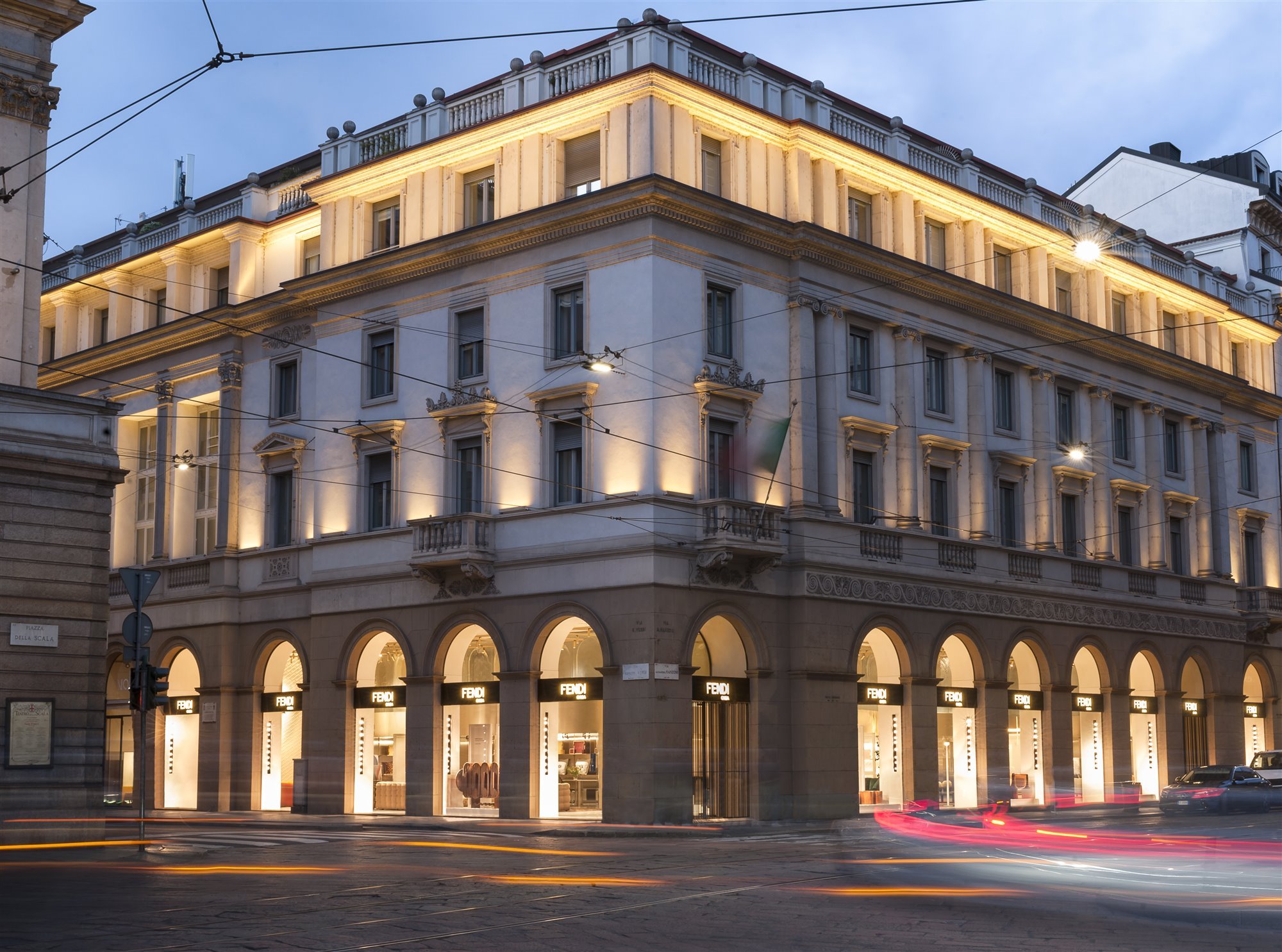 La nueva tienda de Fendi Casa en Milán