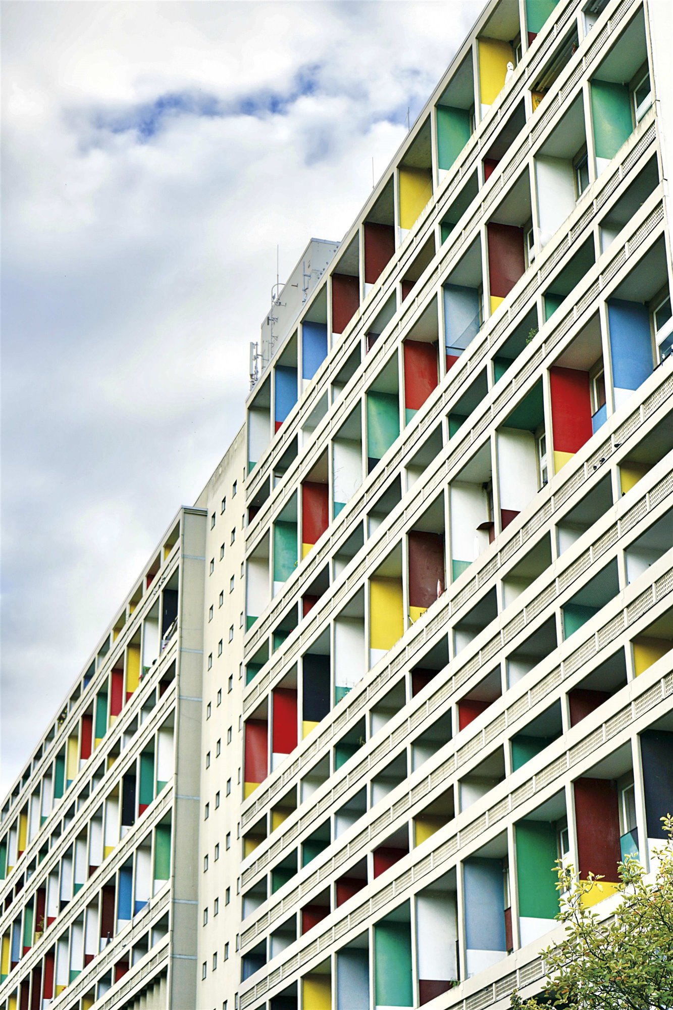 unidad de habitación de berlín, corbusierhaus de le corbusier
