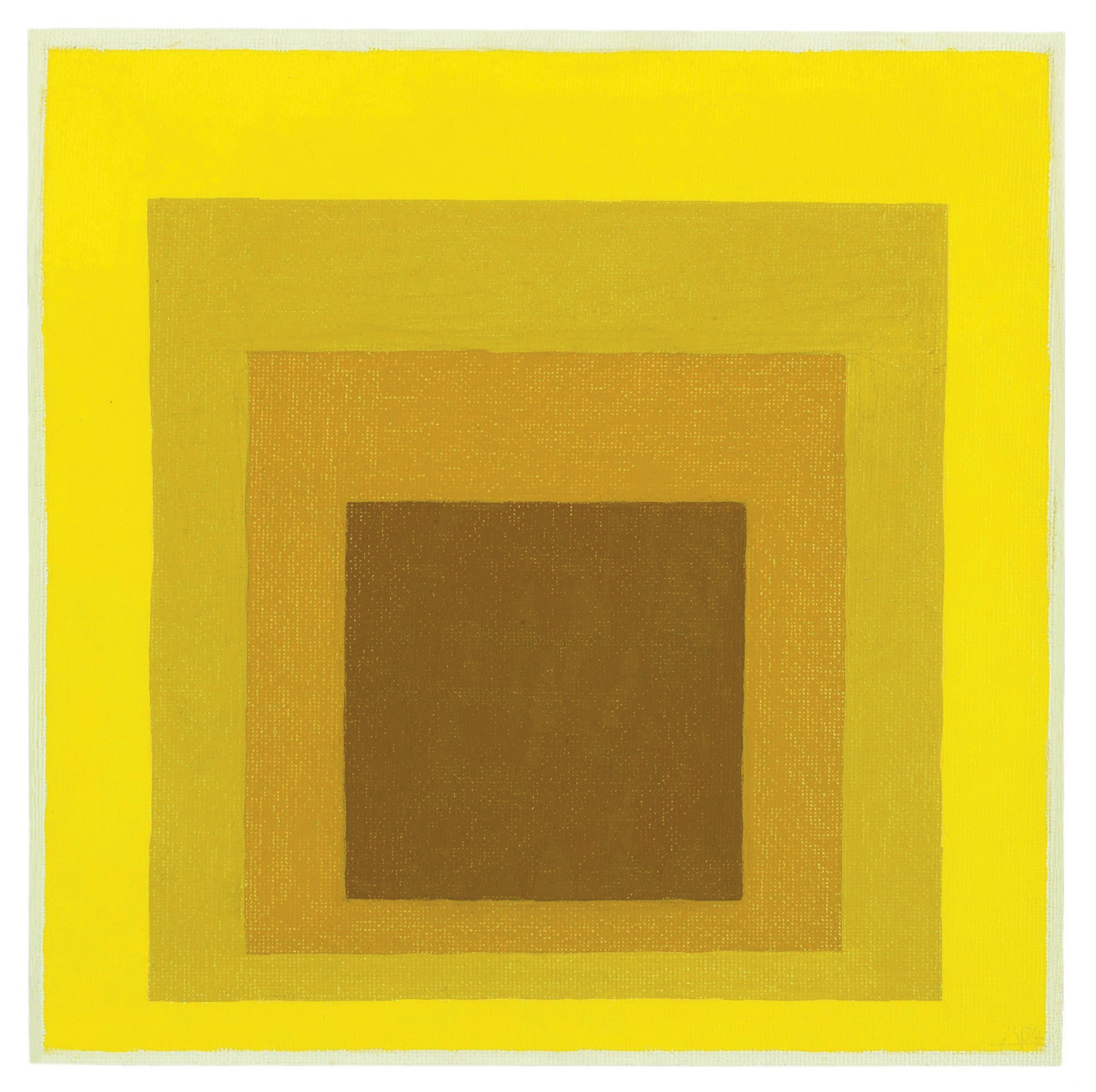 cuadro amarillo de josef albers 