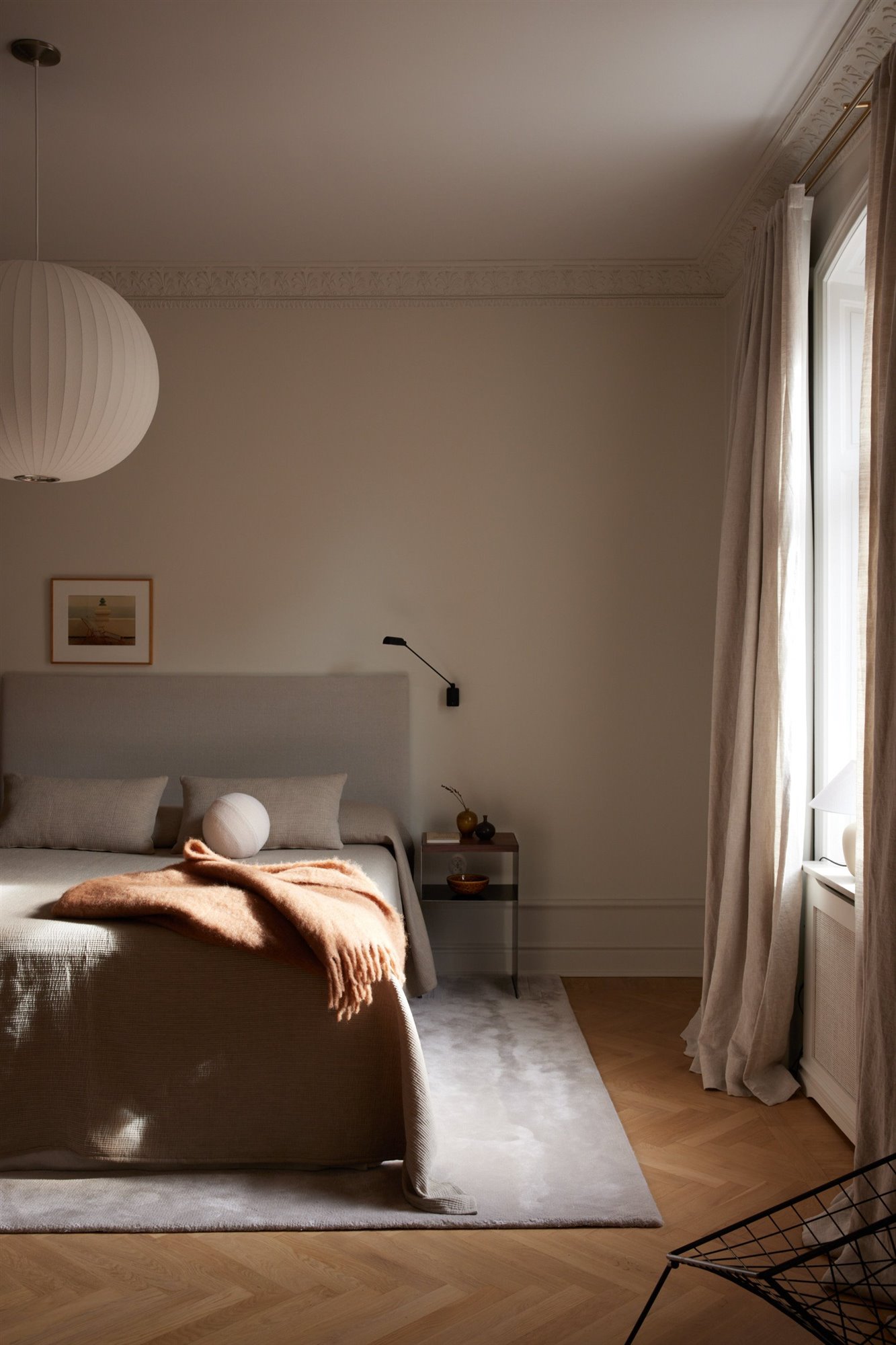 dormitorio casa suecia