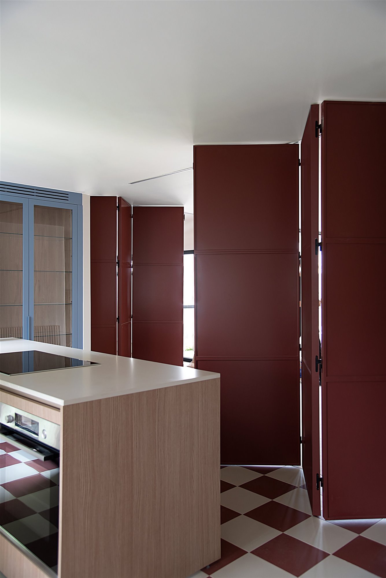Puerta corredera cocina casa Plutarco