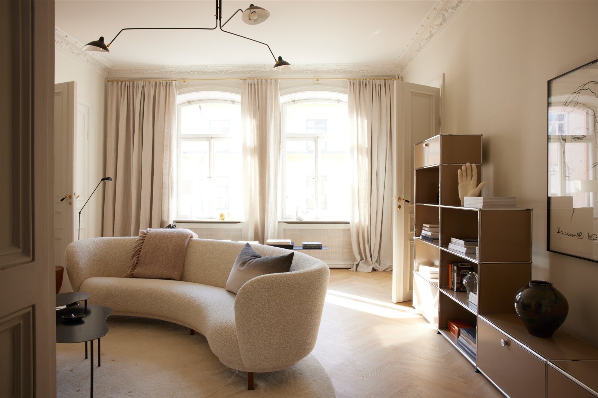 Salón casa Suecia con Contain
