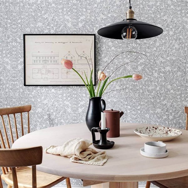 10 casas que han utilizado el papel pintado de una forma muy original