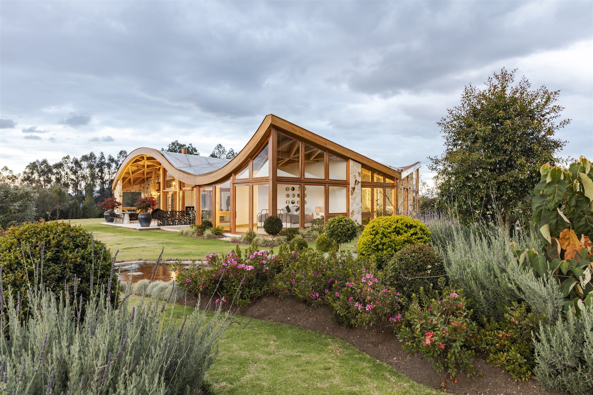 0 jardín casa en los andes