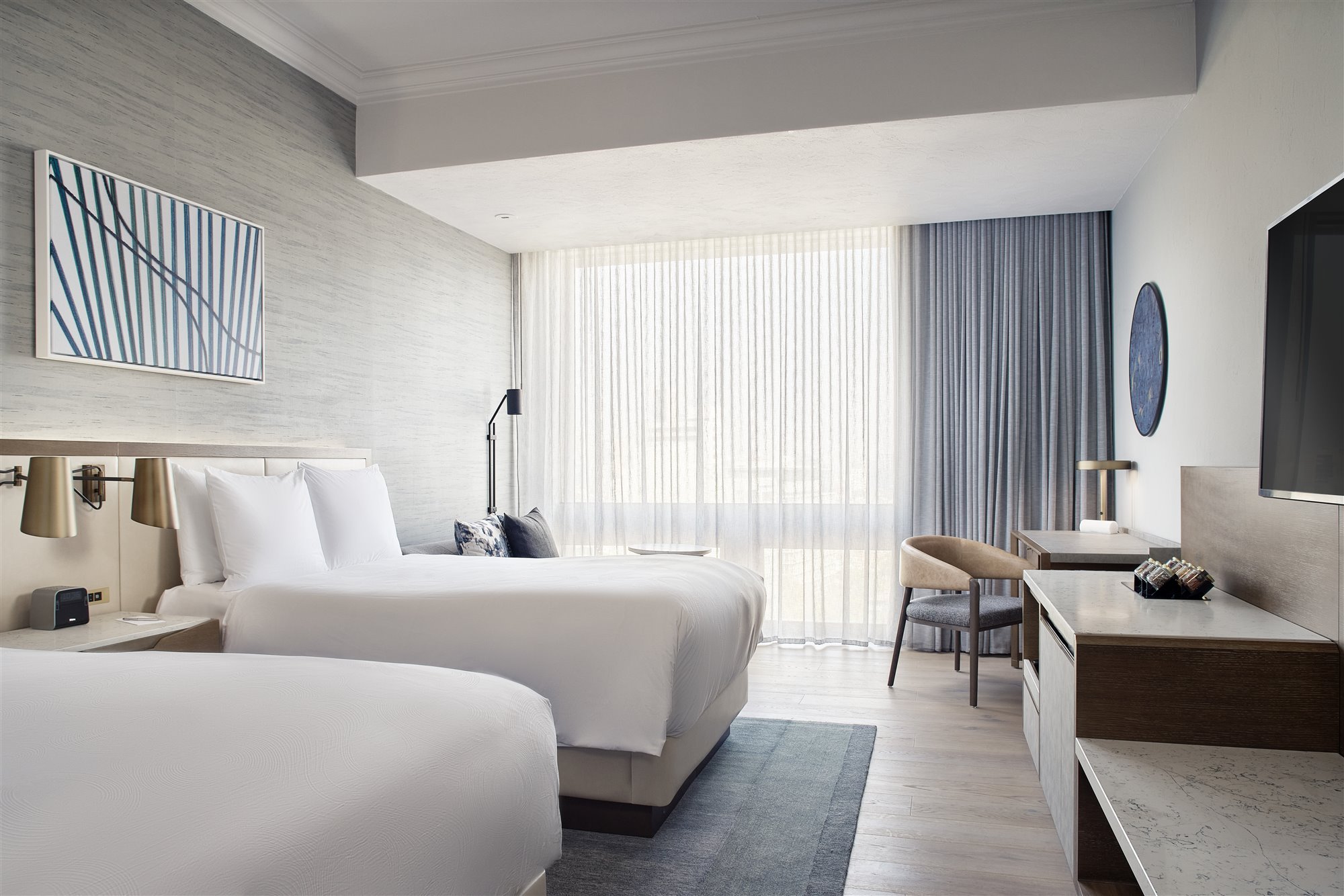 DBDB-DNDB Beds Cortina. Habitación hotel JW Marriott Mexico