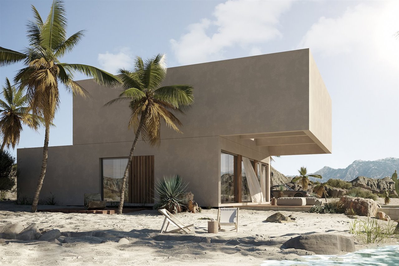 Modelo inHAUS Lite 250: tres dormitorios, tres baños y una amplia galería/lavandería en 247 m2.
