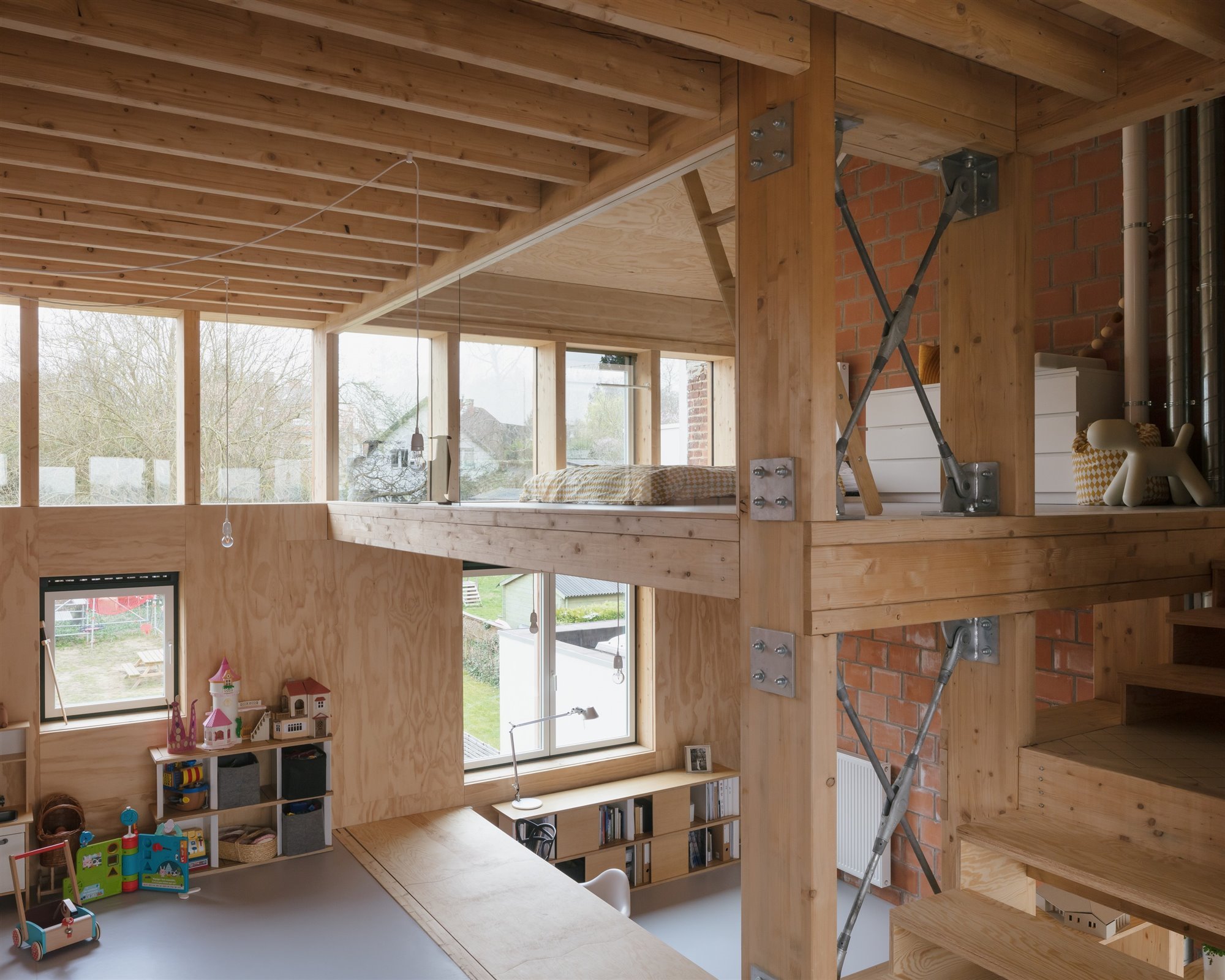 Casa de madera. Creciendo en vertical