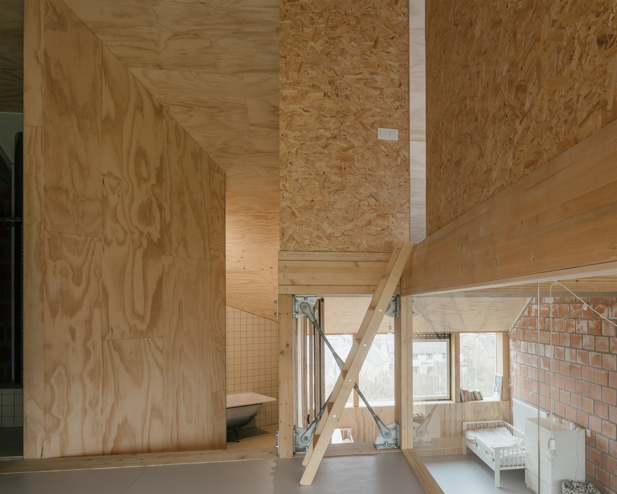 Casa de madera. No hay confusión