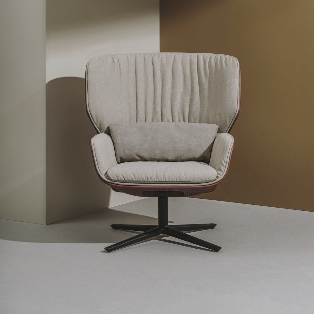 butaca beige sostenible
