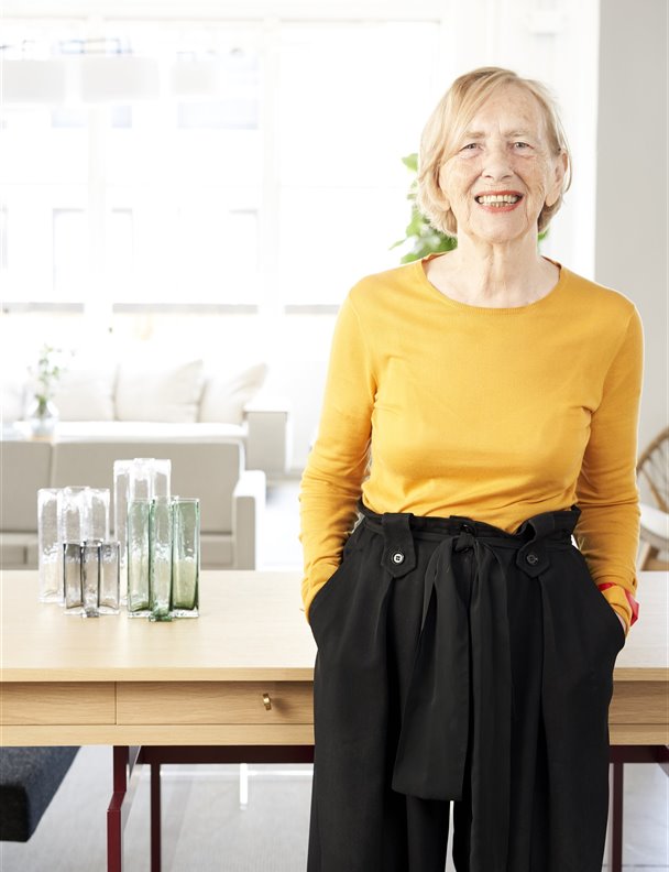 La diseñadora Bodil Kjaer acaba de cumplir 90 años y sigue siendo la más moderna