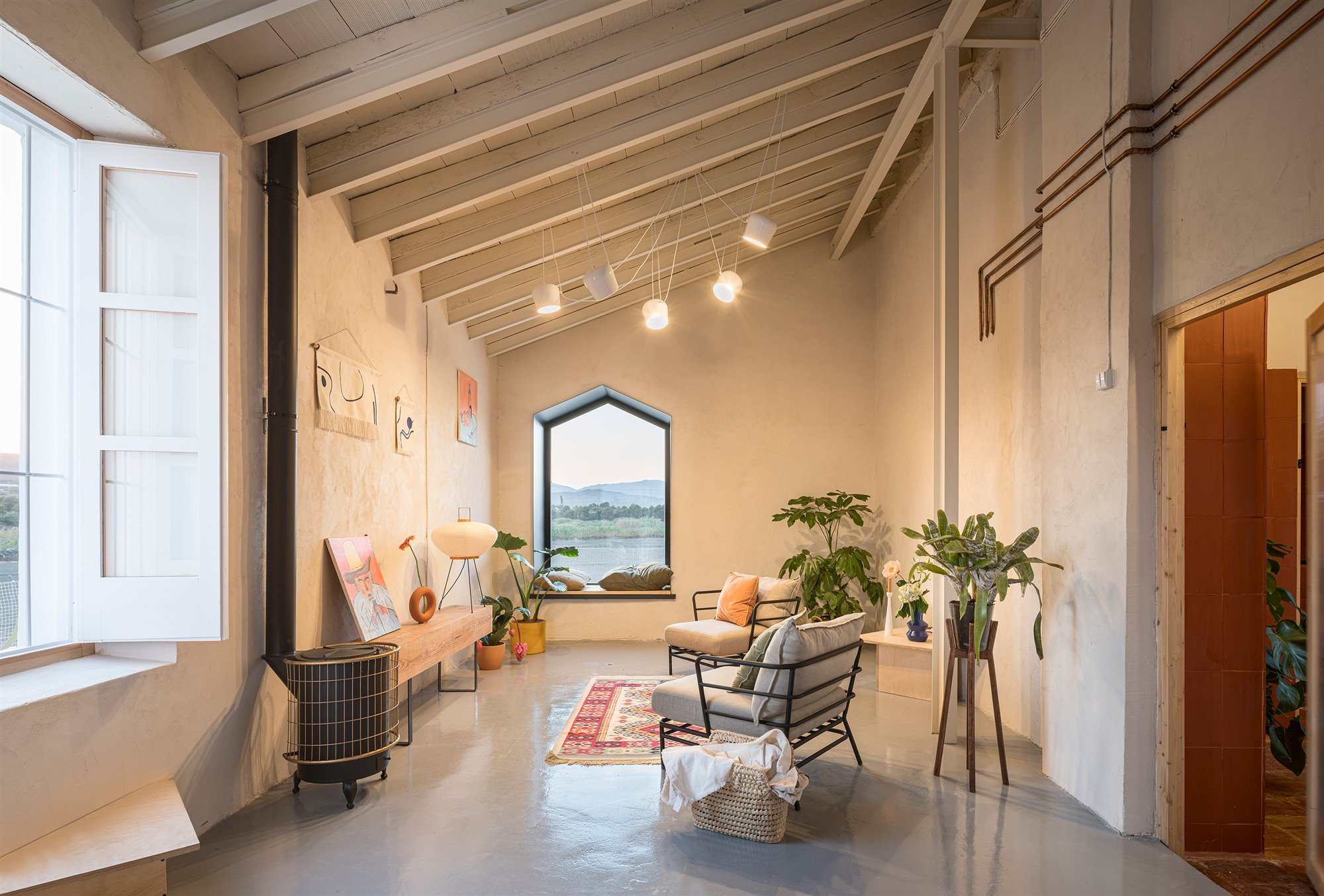 salón casa rural La Centinela
