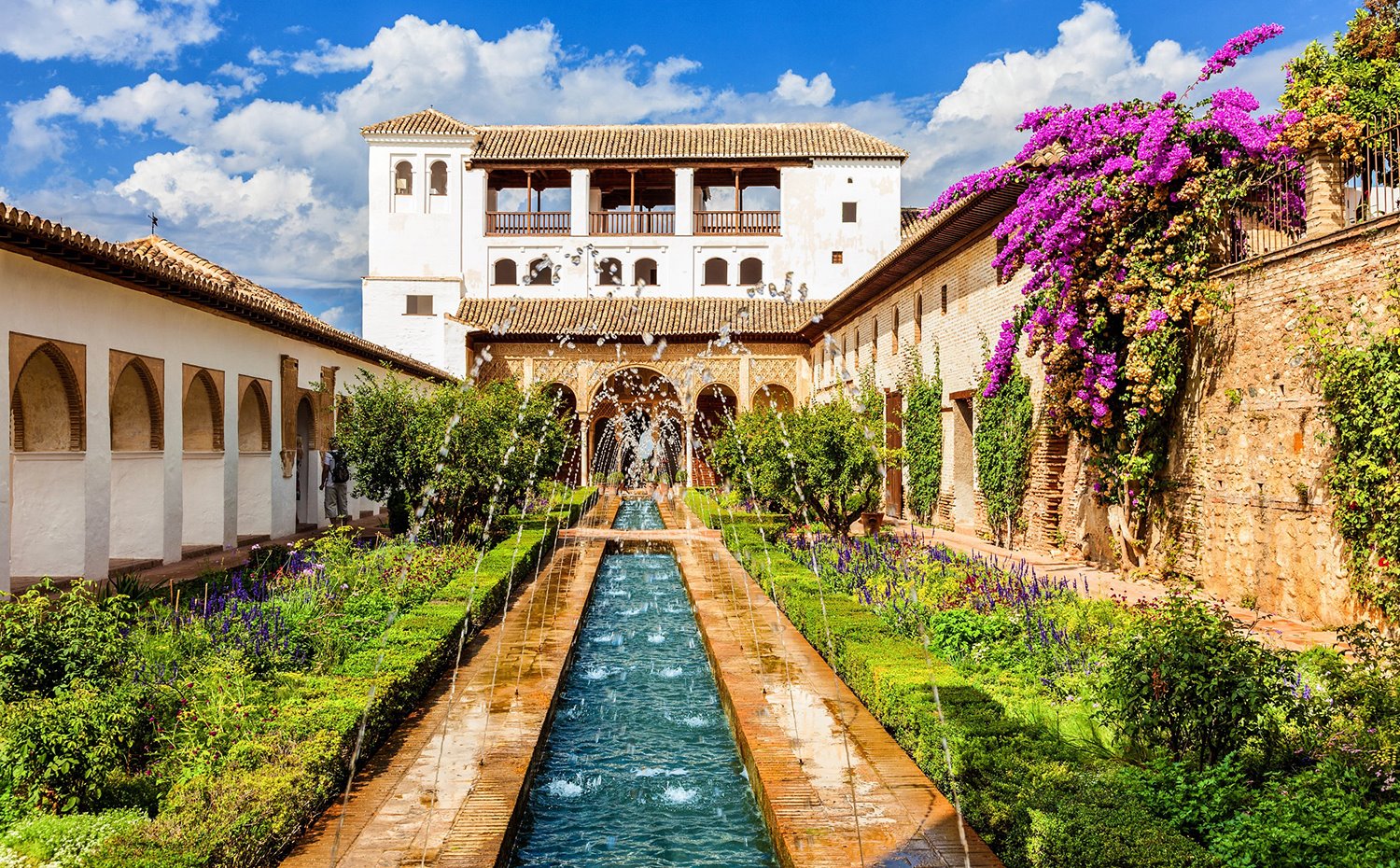En España existe un ejemplo perfecto de slow garden: los jardines de la Alhambra en Granada