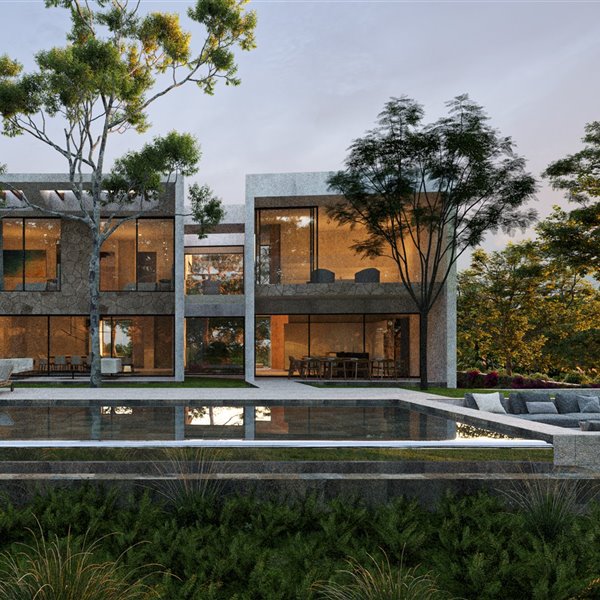 Casa pasiva diseñada por Freehand arquitectura
