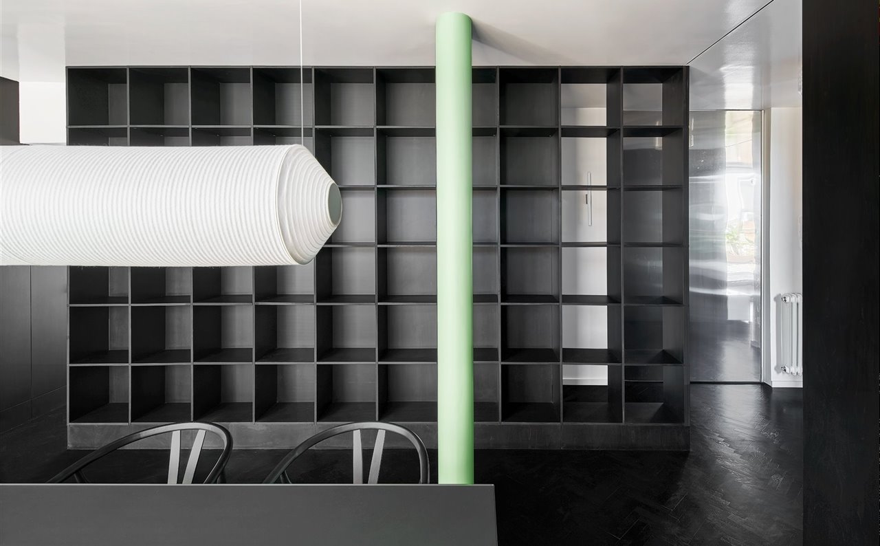 Madera y acero, los materiales protagonistas de la reforma.