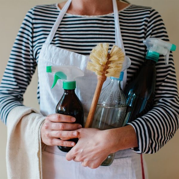 Limpieza casera con produtos sostenibles