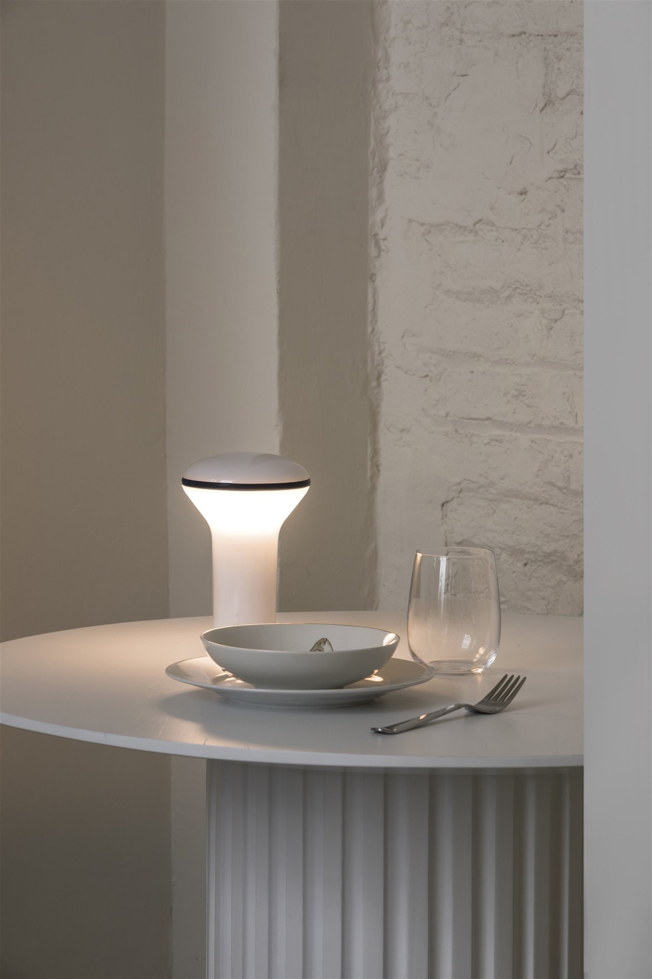 lámpara de mesa literna seta