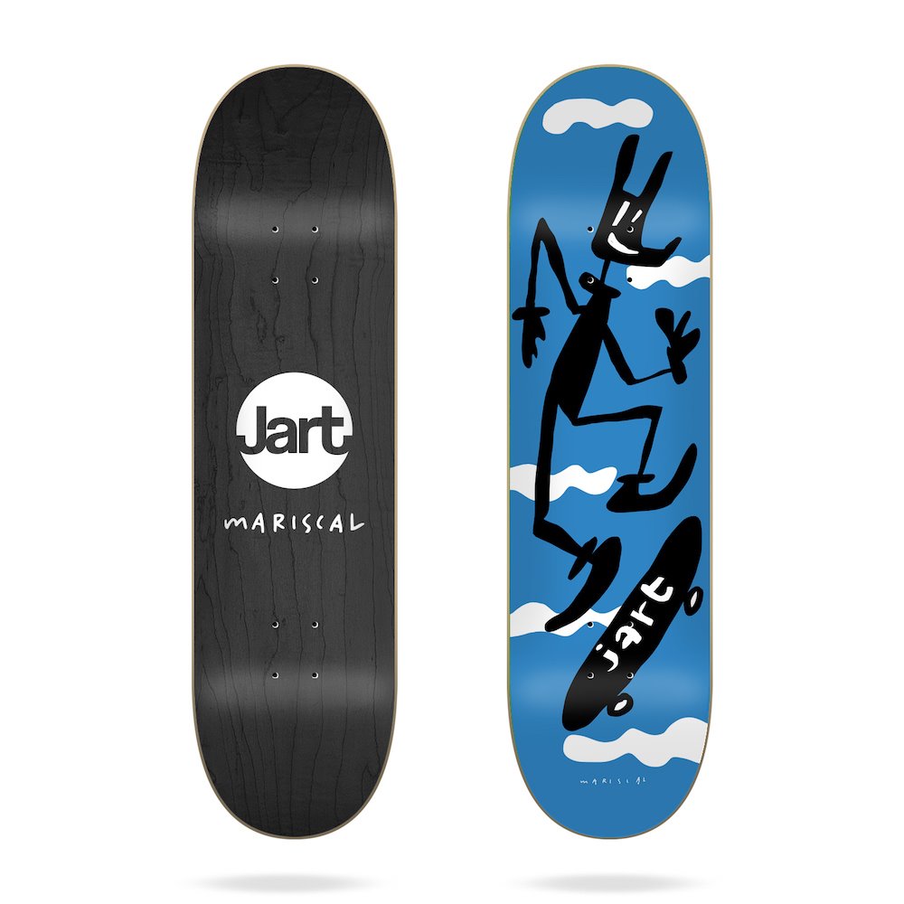Colaboración de diseño de cuatro tablas de skate con la firma Jart, sobre la ciudad de Barcelona.
