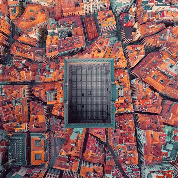 ¿Eso es la Plaza Mayor de Madrid? Las fotos aéreas más espectaculares del mundo