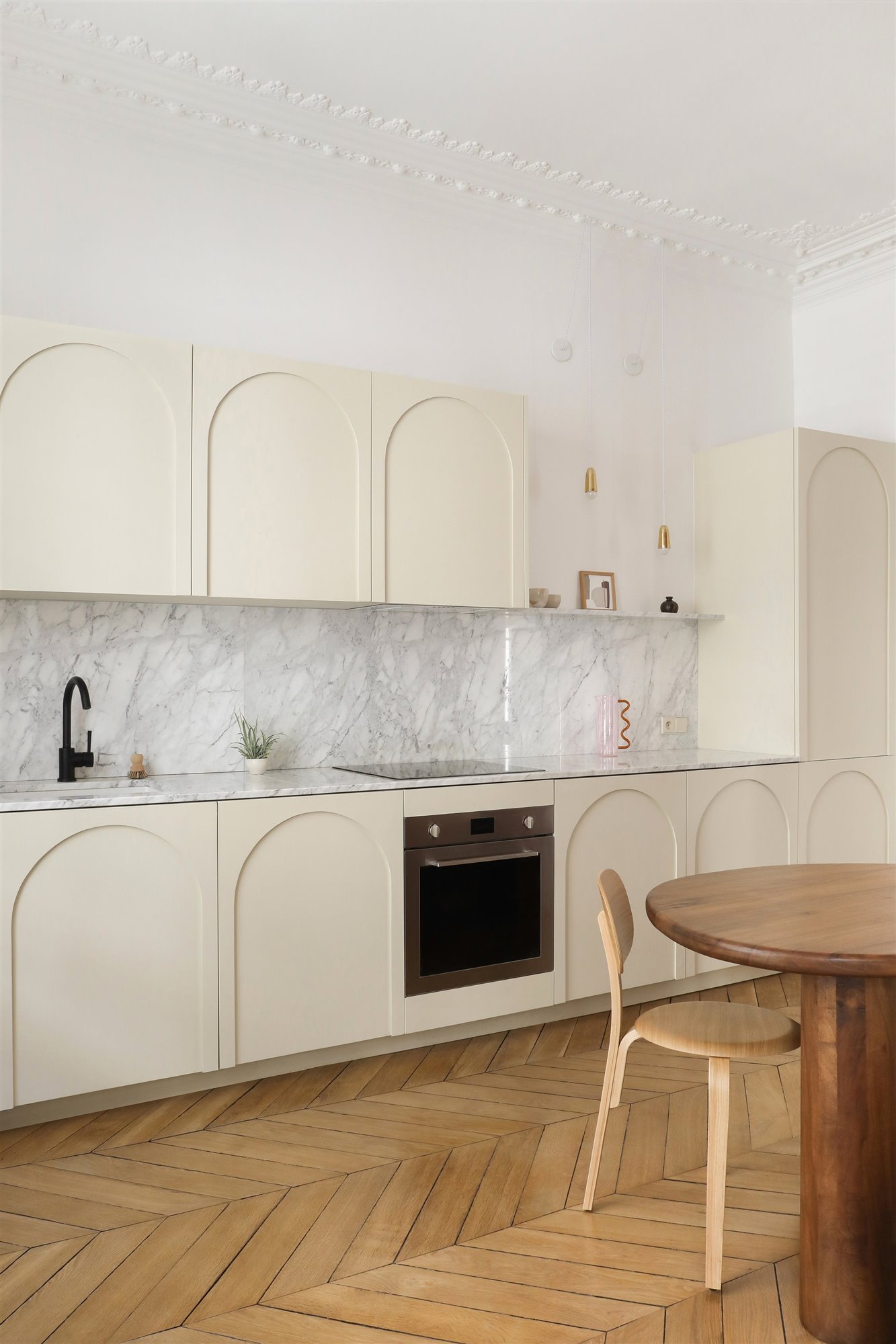 Cocina piso parís Heju estudio