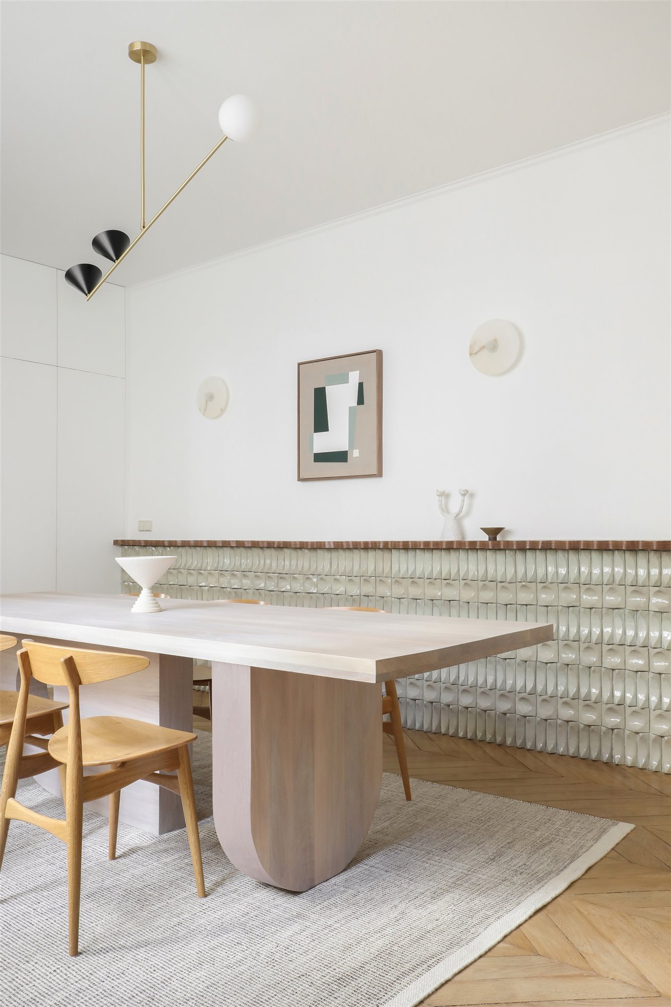 comedor piso parís cerámica heju studio