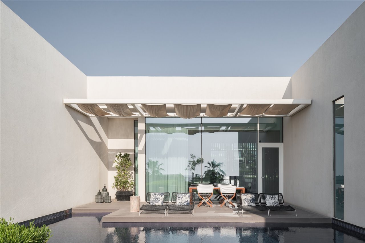 Piscina de las villas privadas