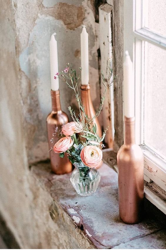 La decoración con oro rosa es un tema delicado: hay que saber hacerlo muy bien o fracasarás. 