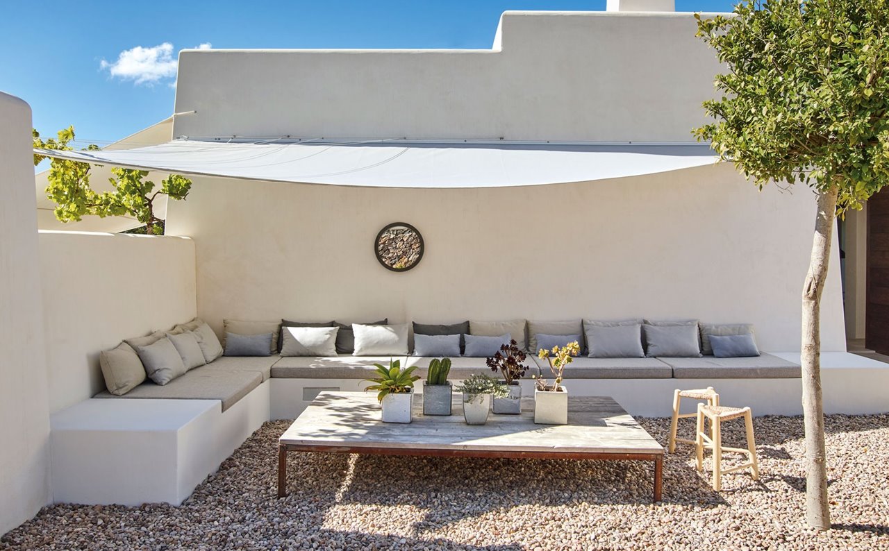 Zona exterior de chill out.