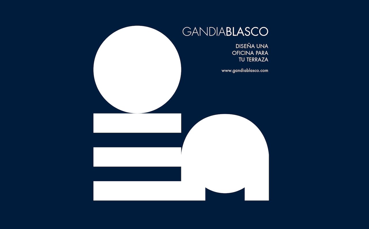 Cartel del XV Concurso Internacional de Diseño de Mobiliario de Exterior GANDIABLASCO.