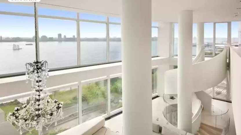 paredes con ventanas casa de hugh jackman