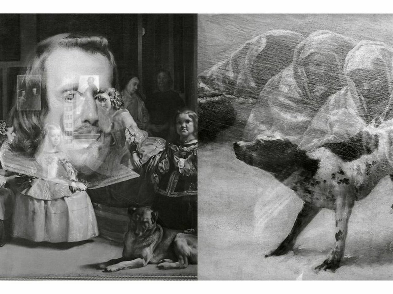 El cuadro de Las Meninas, de Velázquez, pasado por el particular filtro de García-Alix. 