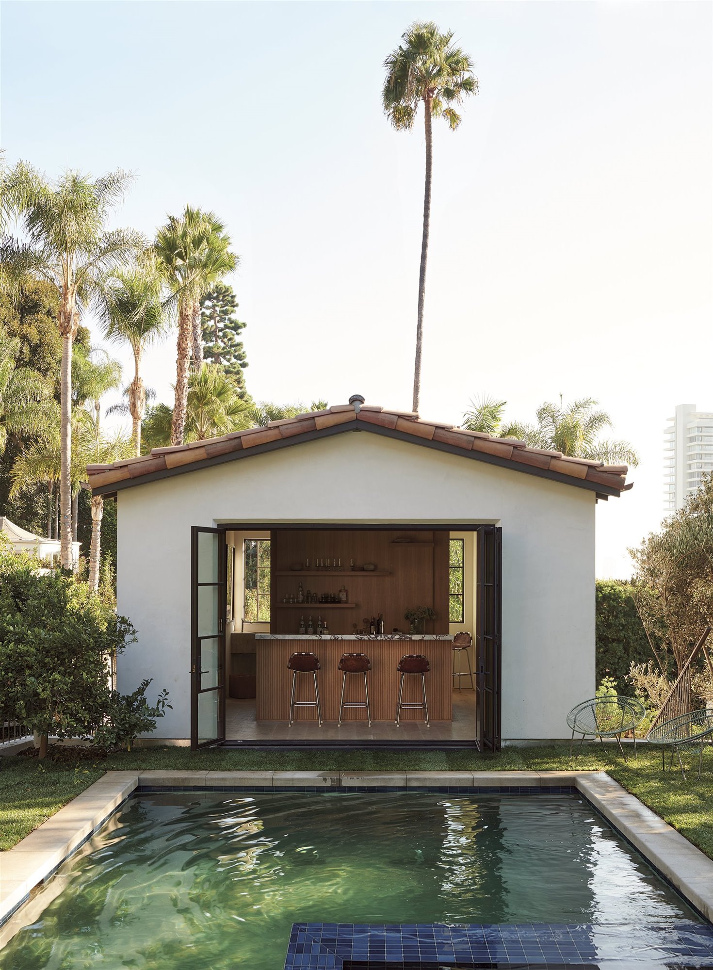 La casa de los Novogratz en Hollywood exterior