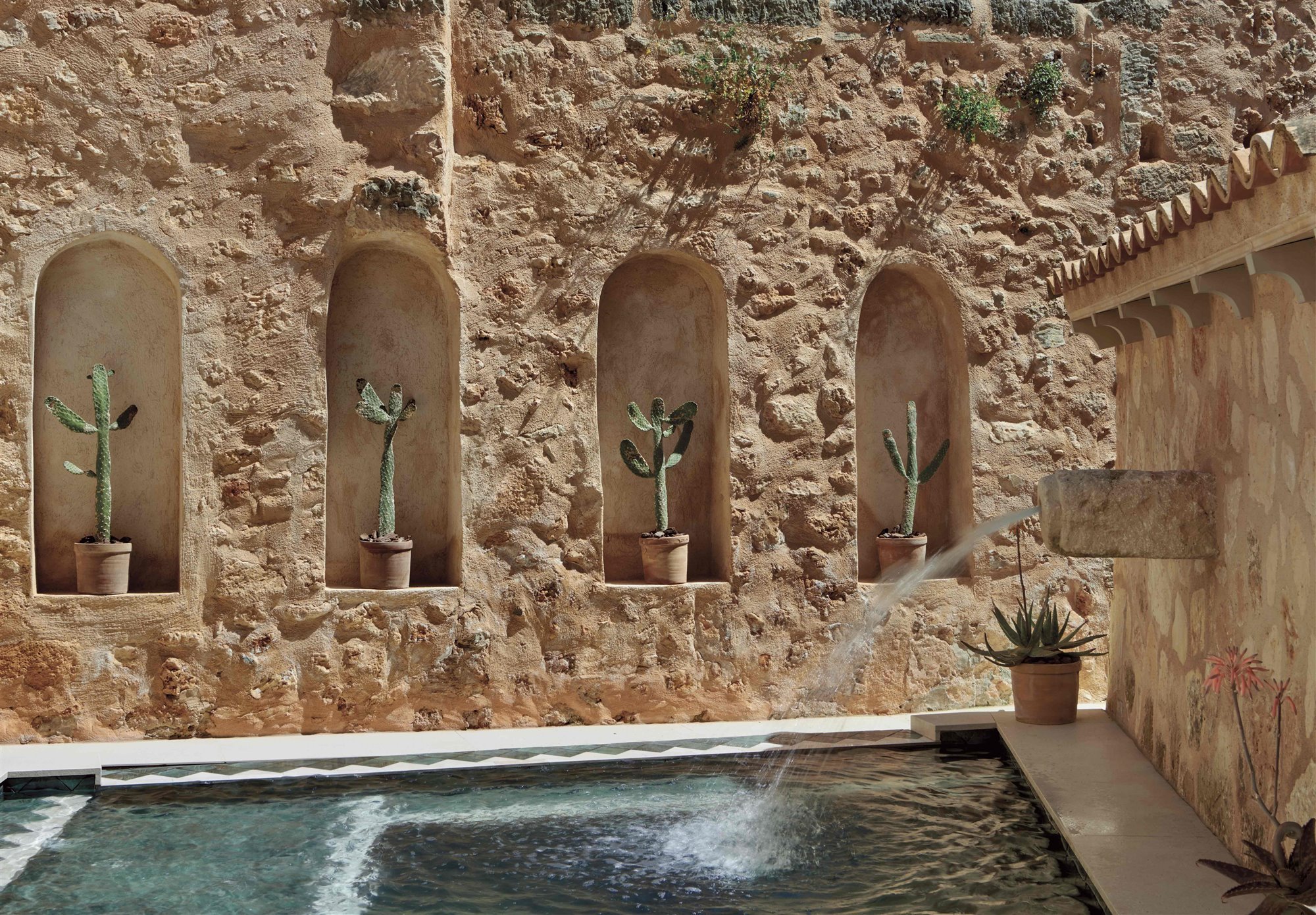 Casa Roca en Mallorca piscina exterior
