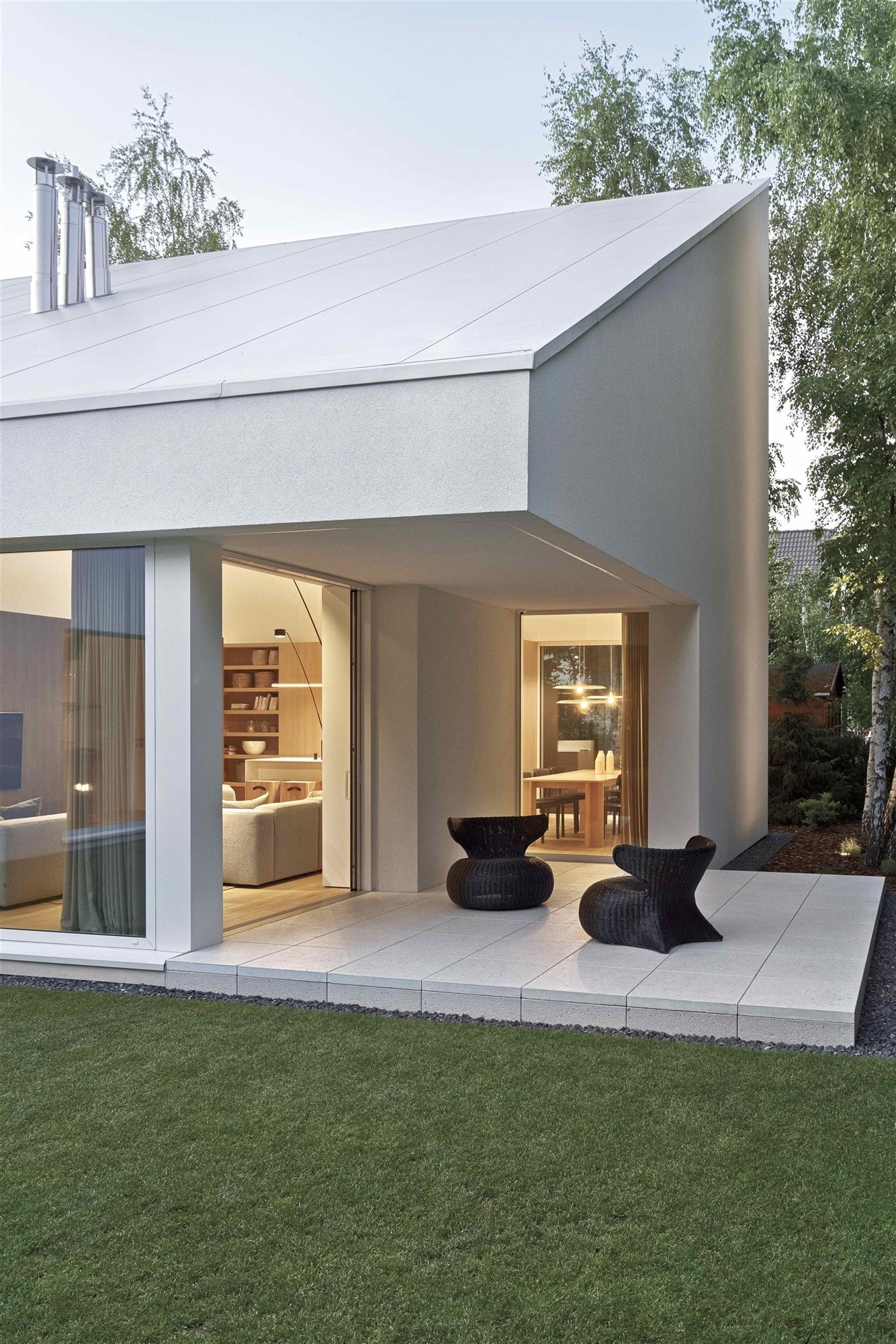 Casa Blanca en Polonia exterior