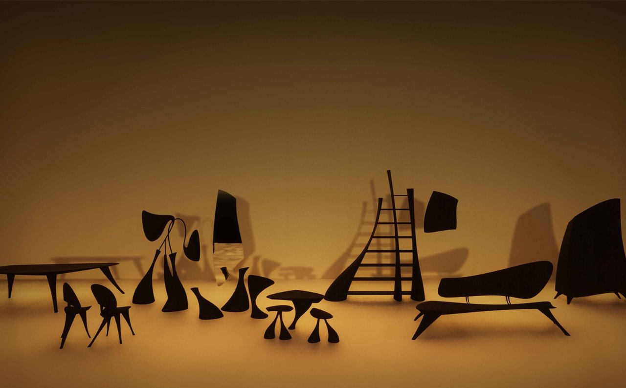 Muebles como letras, una fantasía.