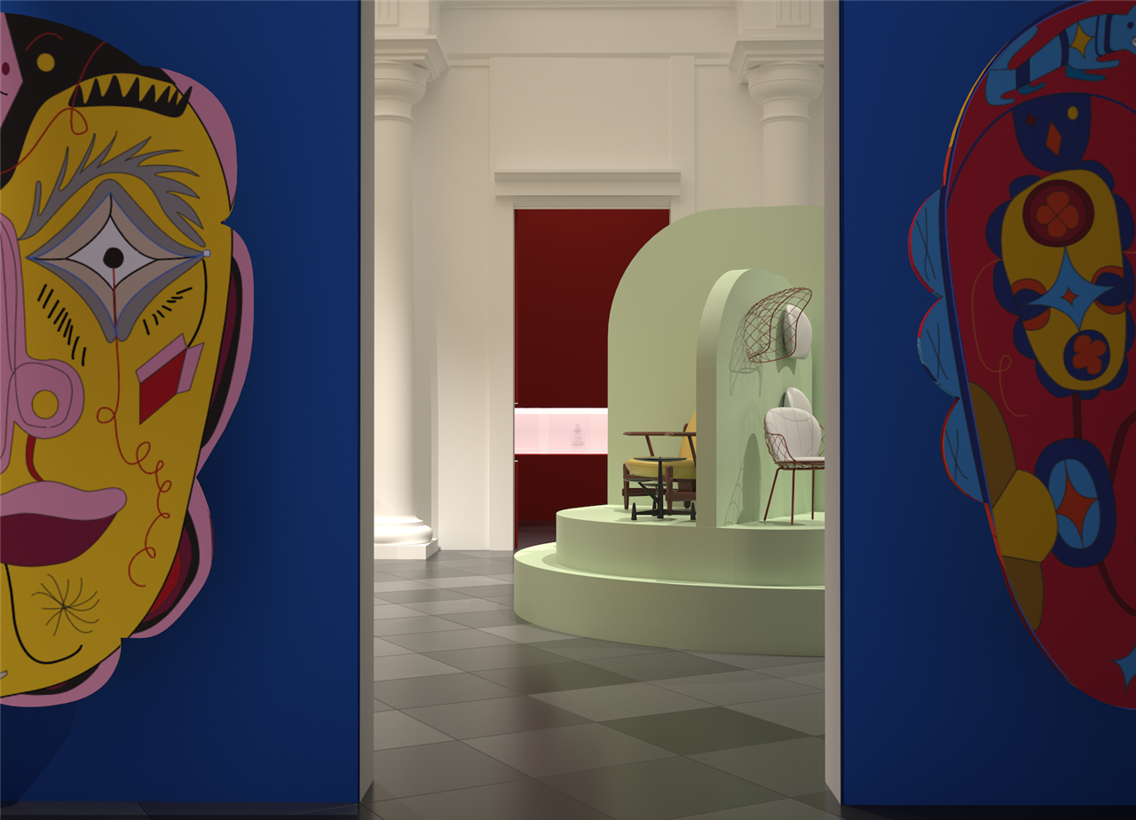 Parte del recorrido de la exposición de Hayon.