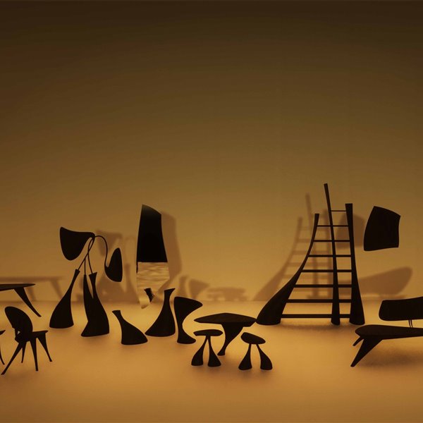 La caligrafía japonesa inspira esta colección de muebles esculltóricos