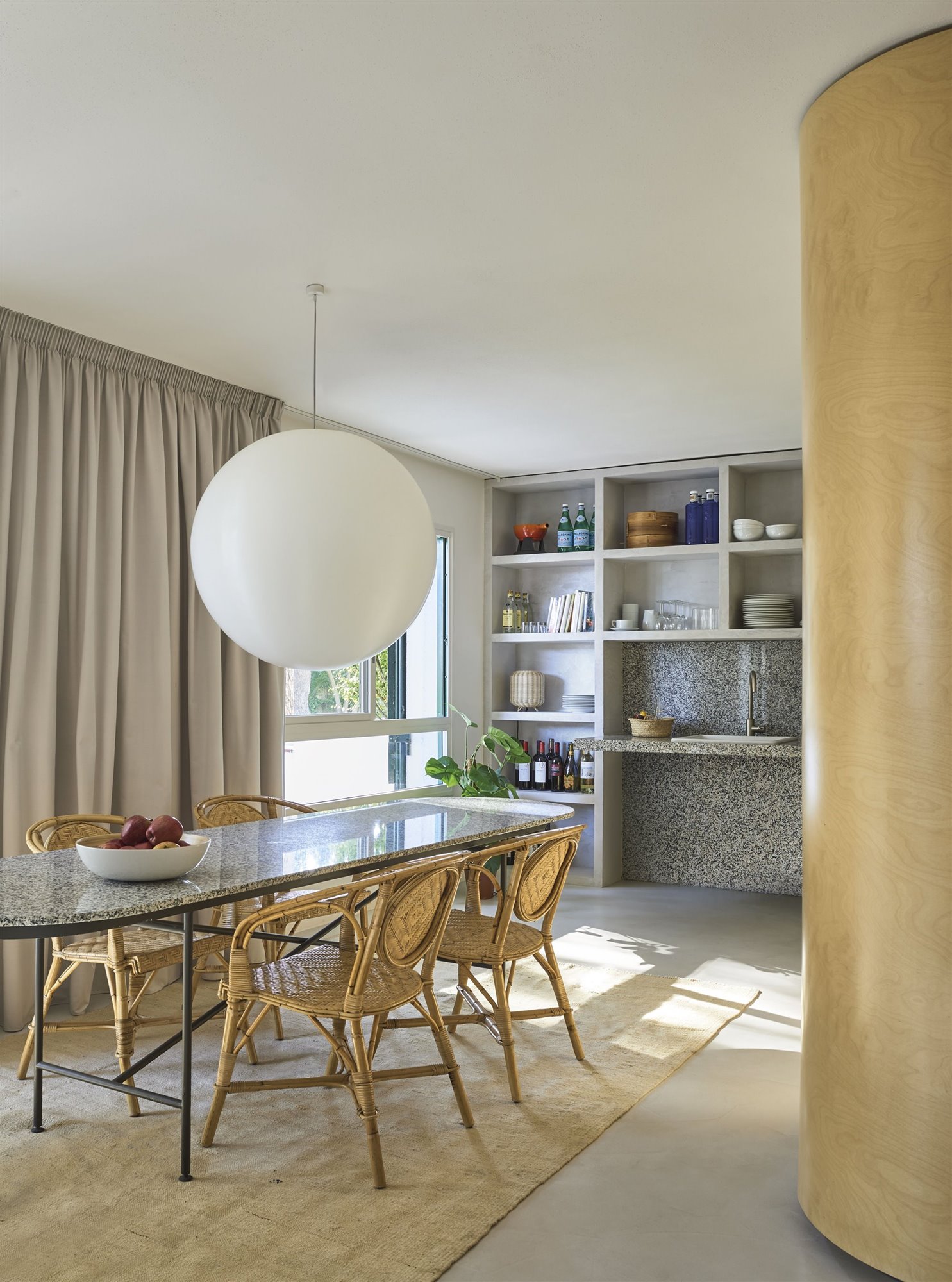 apartamento Marcos Catalán cocina madera