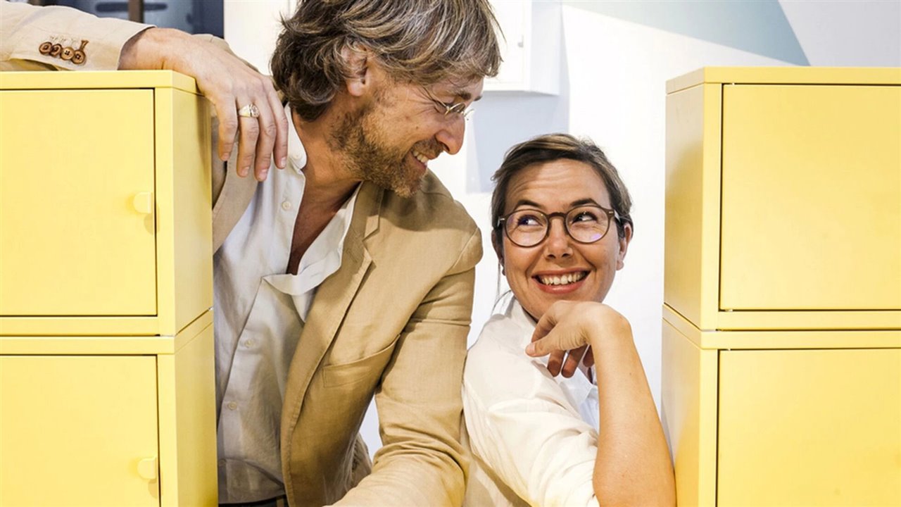 Inma Bermudez junto a Lorenzo Meazza, responsable global de eventos de IKEA. 
