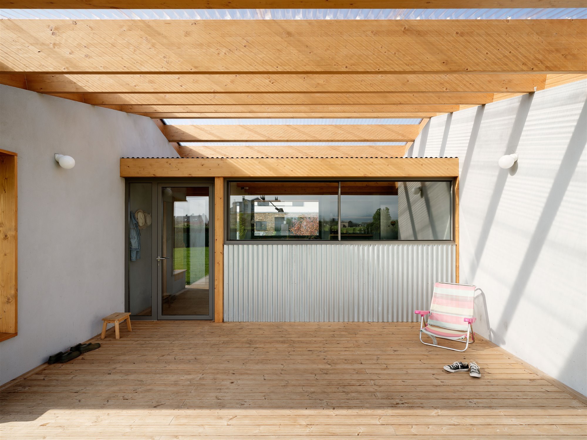 terraza casa asturias