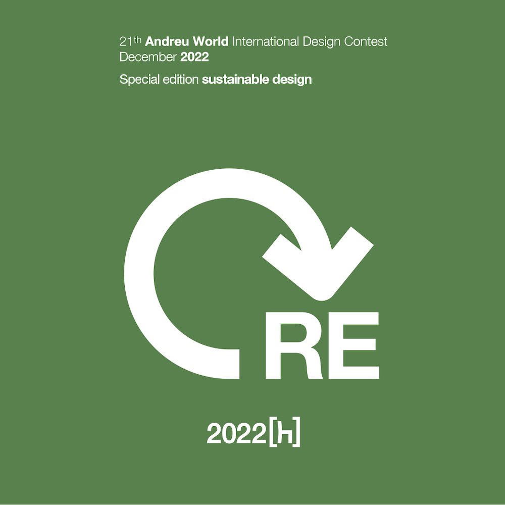 Cartel del 21º Concurso Internacional de Diseño Andreu World.