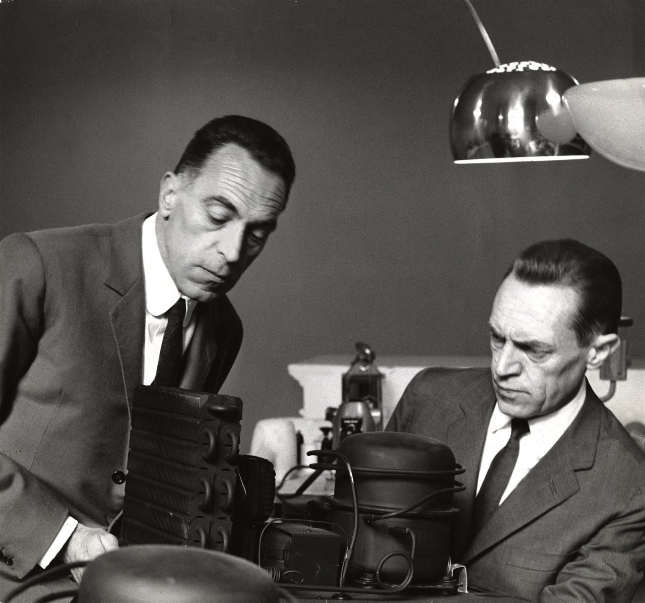 Achille y Pier Giacomo Castiglioni. Foto: Luciano Ferri
